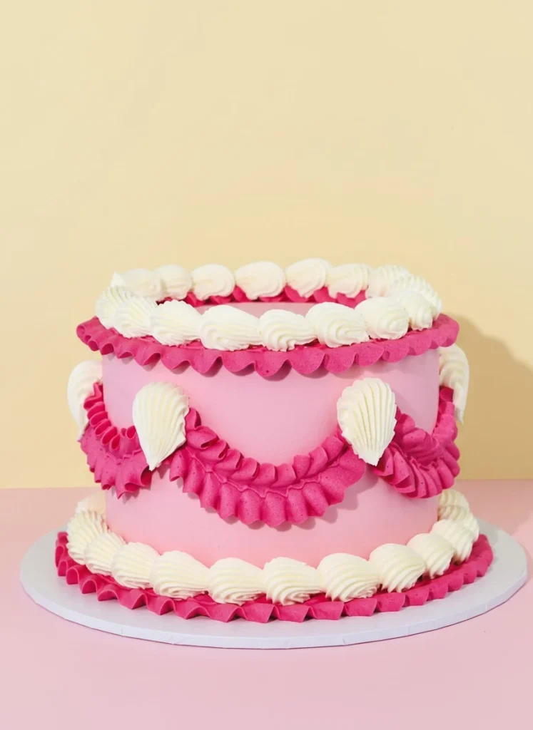 Pink Lady Vintage Cake